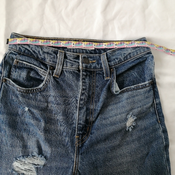 Levi's 70s High Flare Jeans Size 25 Premium Denim in Take It Out Dark - Picture 7 of 16